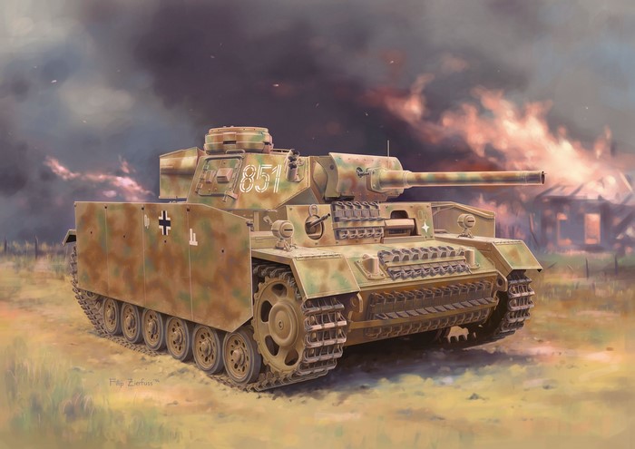 German Pz.Kpfw.III (Fl) Ausf.M Tank Painting