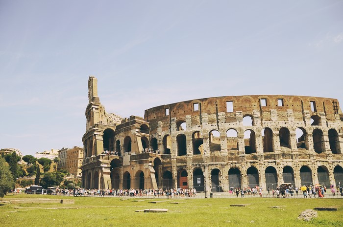 The Colosseum in Rome, Italy