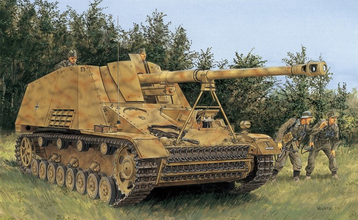 German 8.8 cm PaK 43/1 auf PzKpfw IV SPG Painting