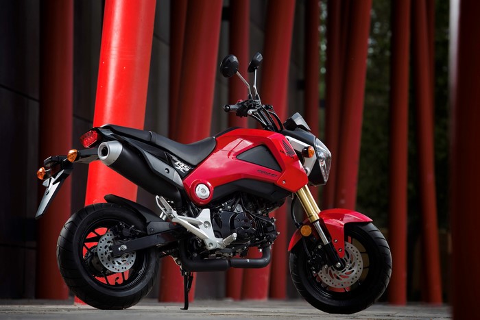 Red Honda MSX125 Motorcycle