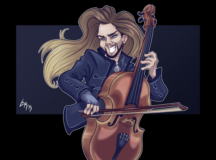 Perttu Kivilaakso playing Cello Fan Art
