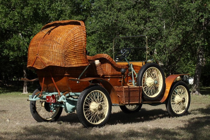 1911 Napier Garden Car, Retro, Back view
