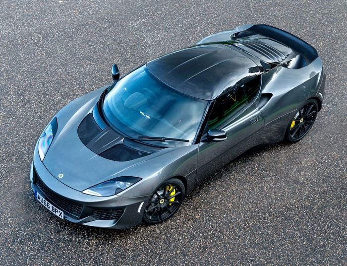 2016 Lotus Evora Sport 410 from above