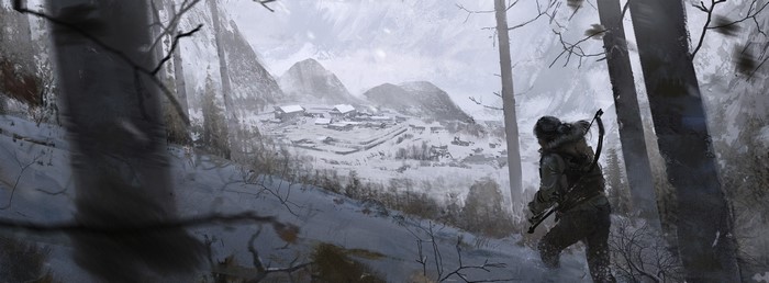 4K Lara Croft from Rise of the Tomb Raider in Siberia