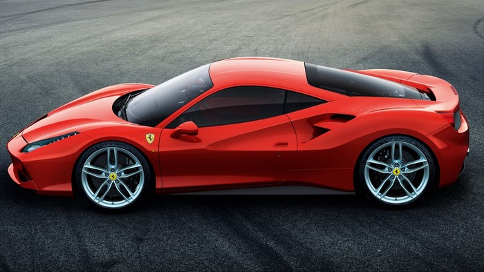 Red Ferrari 488 GTB