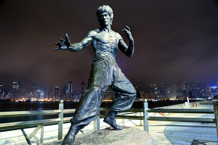 Bruce Lee Statue in Hong Kong