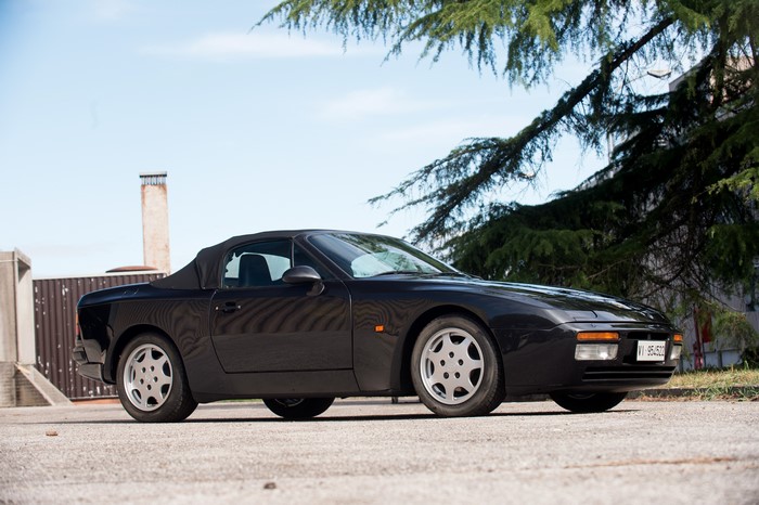 Black 1989-91 Porsche 944 S2 Cabriolet