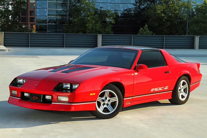 Red 1988-90 Chevrolet Camaro IROC-Z T-Top