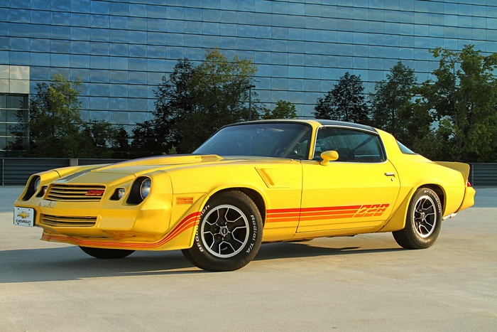 Yellow 1980 Chevrolet Camaro Z28 Sport Coupe