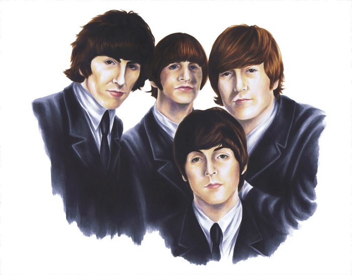 The Beatles in Suits