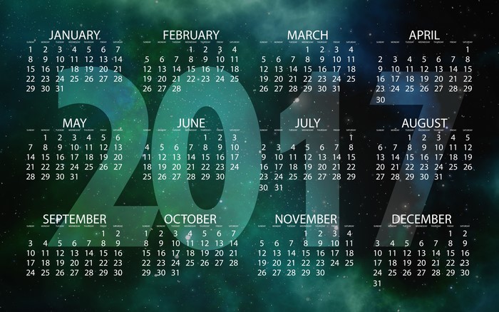 Calendar 2017