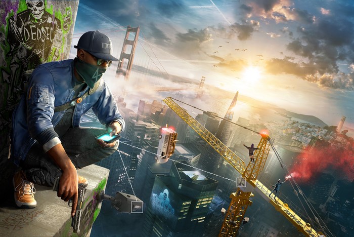 4K Watch Dogs 2 Marcus Holloway in San Francisco