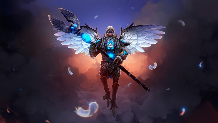 Skywrath Mage from DOTA 2 with Angelic Wings