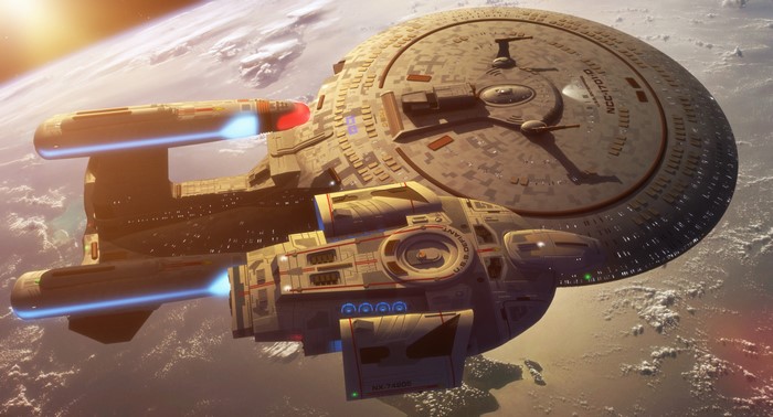 4K Star Trek USS Enterprise NCC-1701