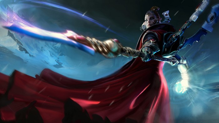 Banshee from Warhammer 40000 Dawn of War with Spear