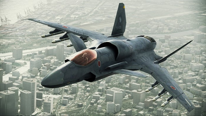 ASF-X Shinden II Fighter Airplane from Ace Combat