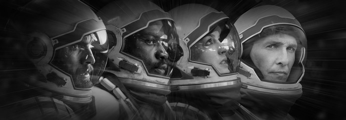 4 astronauts from Interstellar