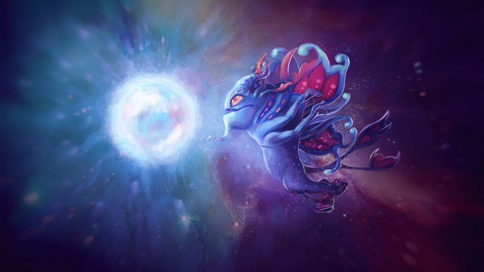 Puck from DOTA 2 near a bright star