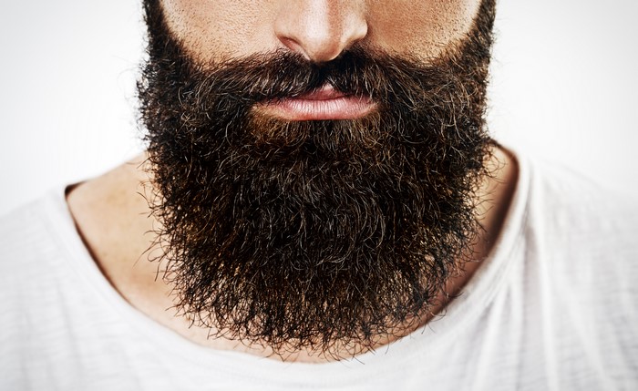 Closeup of a man with a full beard