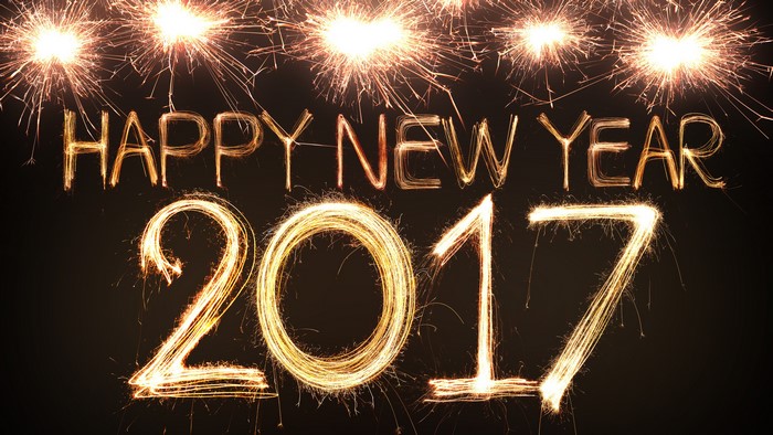 Happy New Year 2017 Sparkler