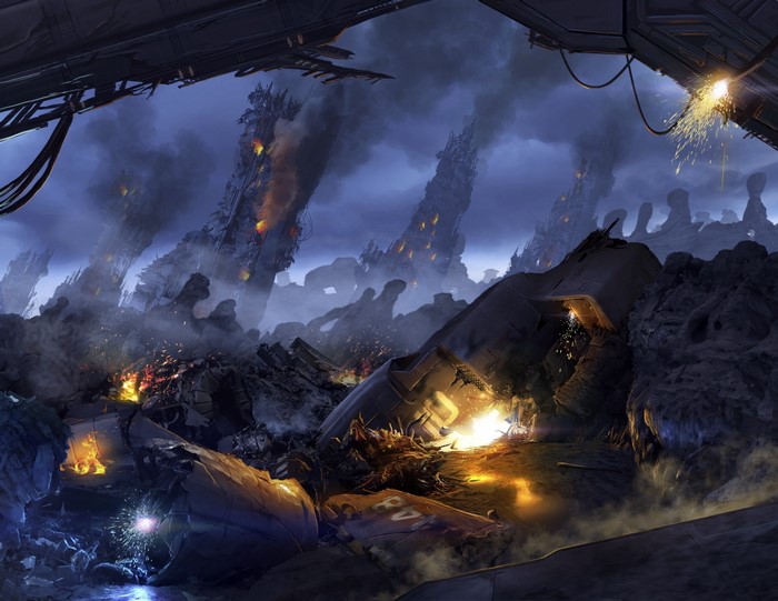 Alien Colonial Marines Apocalypse Ruins