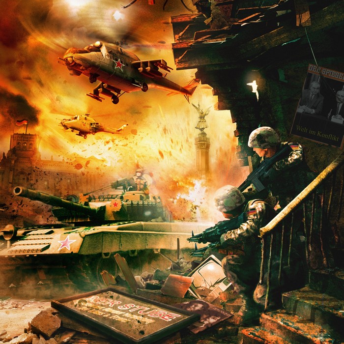 World in Conflict: Tanks and Helicopters in Combat