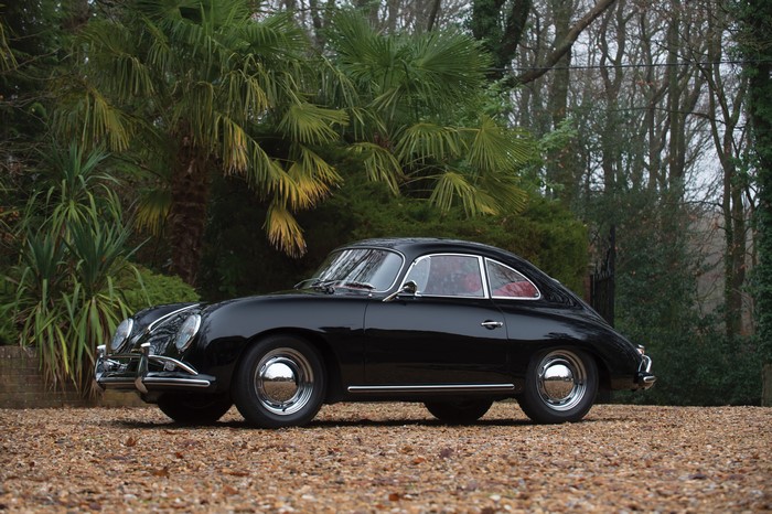 Black 1957-59 Porsche 356A 1600 Super Coupe