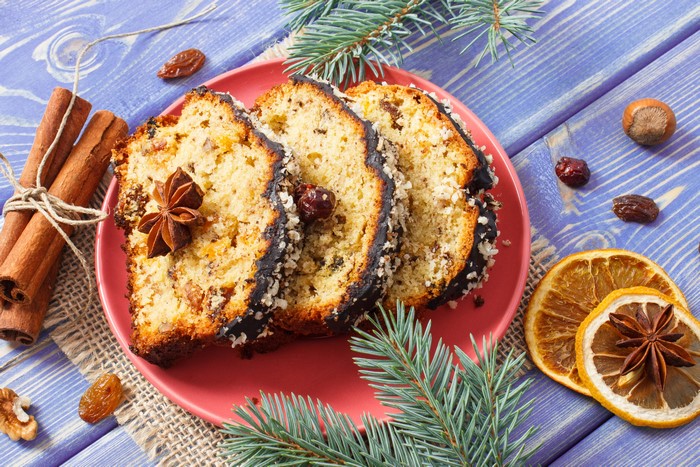 Christmas Pound Cake with Star Anise and Cinnamon
