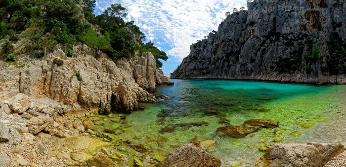 Calanque Port Miou Provence France 4K