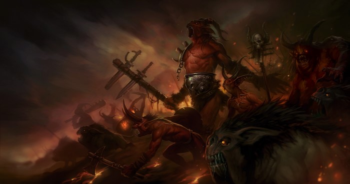 Diablo III Monsters in Battle