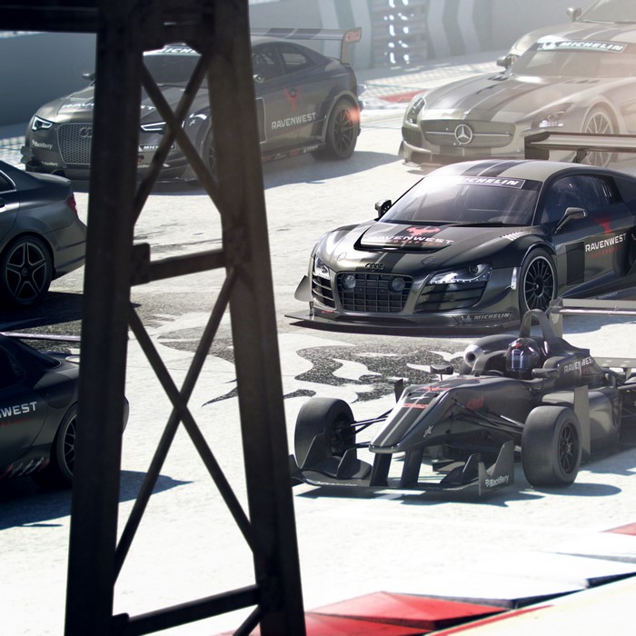 4K GRID Autosport racing cars