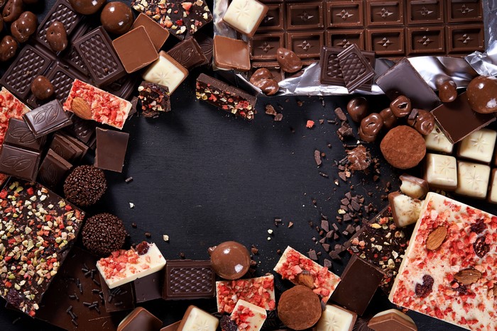 Assortment of chocolates and candies