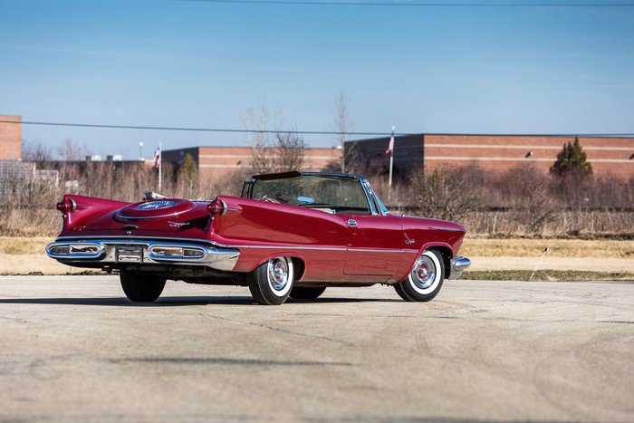 1958 Imperial Crown Convertible, rear view