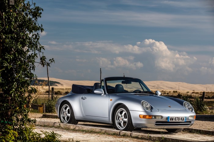 Silver 1994-98 Porsche 911 Carrera 3.6 Cabriolet
