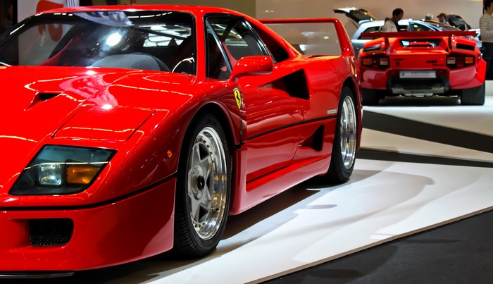 Red Ferrari F40