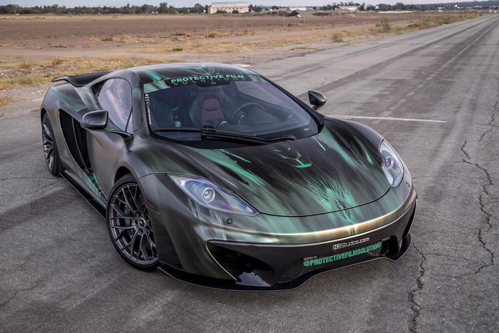 4K McLaren MP4-VX by Vorsteiner with custom wrap