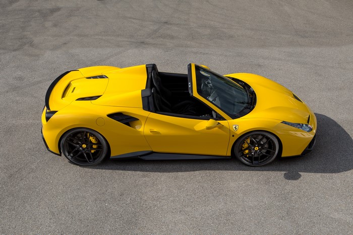 Yellow 2016 Novitec Rosso 488 Spider Ferrari