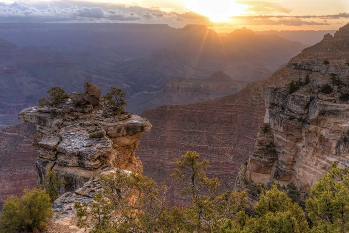 Grand Canyon National Park at Sunset