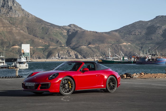 Red 2017 Porsche 911 Targa 4 GTS