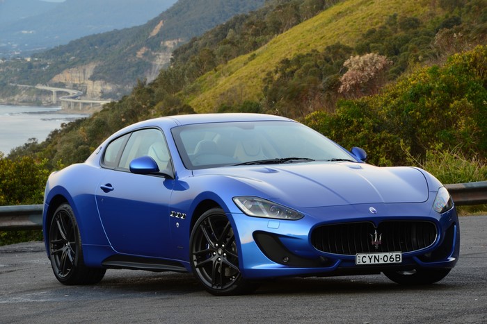 Blue Maserati MC Sportline by Pininfarina