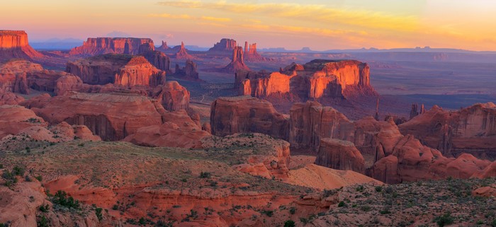 Monument Valley at Sunset