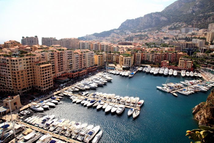 Monaco Marina with Yachts and Cityscape