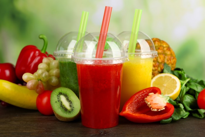 Juices and Fruits with Vegetables
