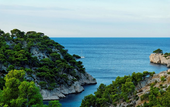 Calanque Port Miou, Provence, France, Sea