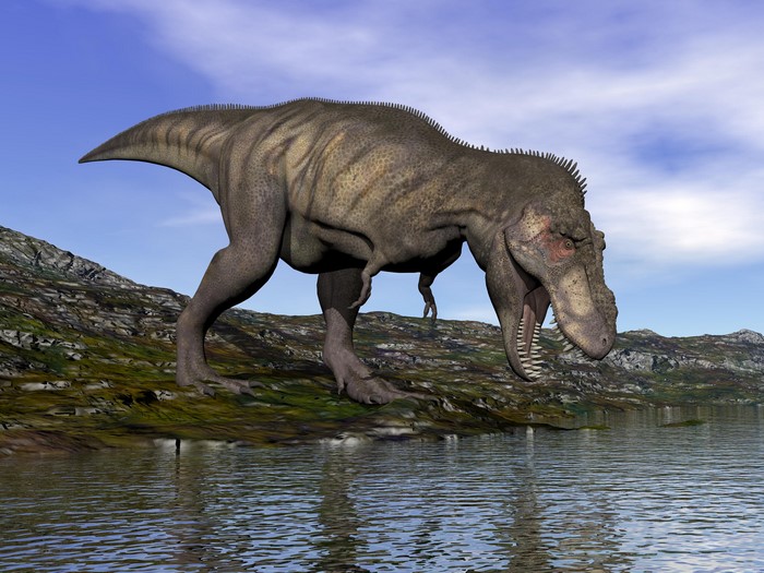 Tyrannosaurus Rex by the Water