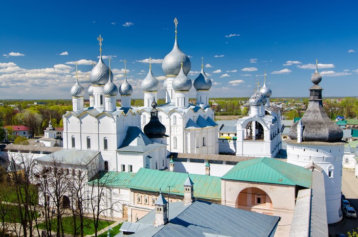 Rostov Kremlin Yaroslavl Oblast Russia Temples Church
