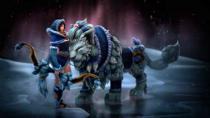 Mirana and her Saber Mount from DOTA 2