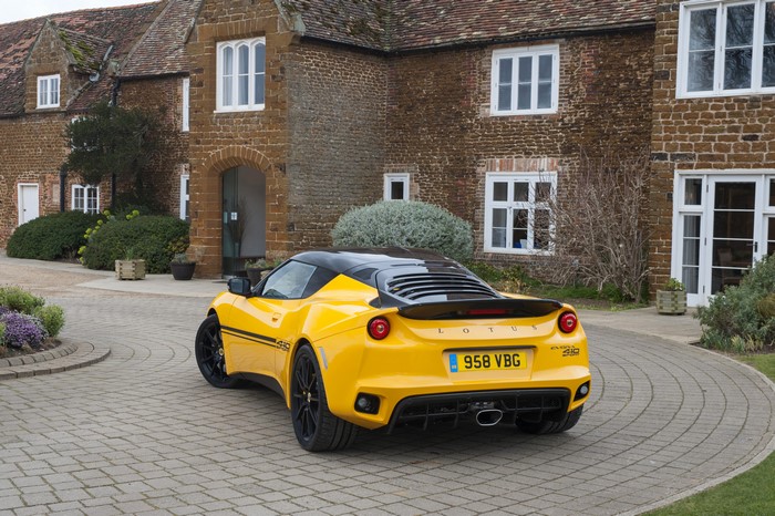 Yellow 2016 Lotus Evora Sport 410