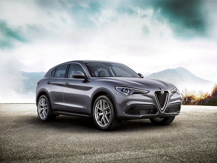 Grey Alfa Romeo Stelvio SUV
