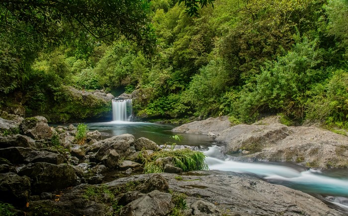 Waterfall in Reunion, France